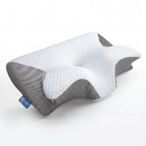 Traagschuim nekkussen met armsteunen voor zij- en rugslapers | ERGOPILLOW